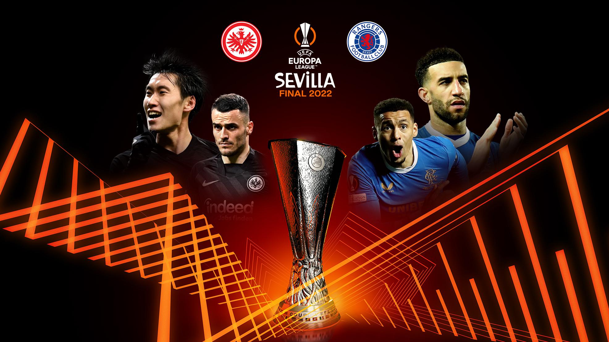 Titulares de Eintracht Frankfurt y Rangers para la final de la Europa League