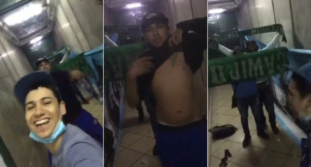 Robaron una bandera del Racing Club.