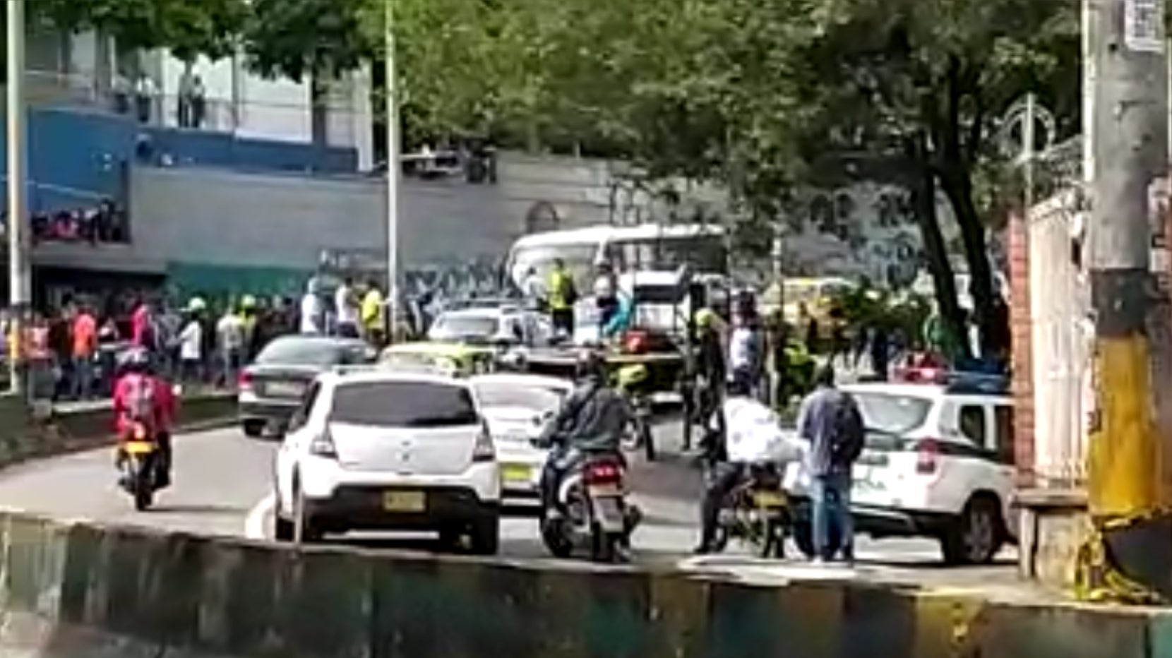 Los señalados delincuentes fueron trasladados a centro asistenciales.