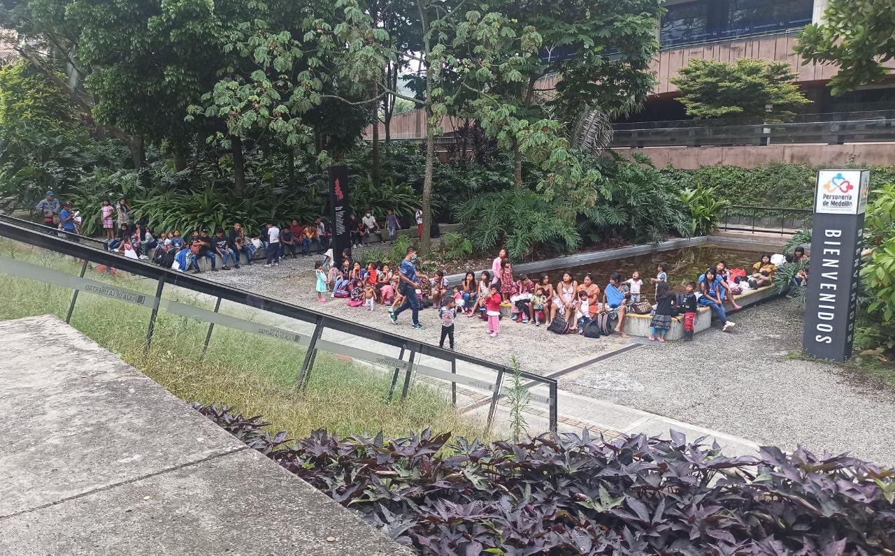 Indígenas que llegaron a Medellín