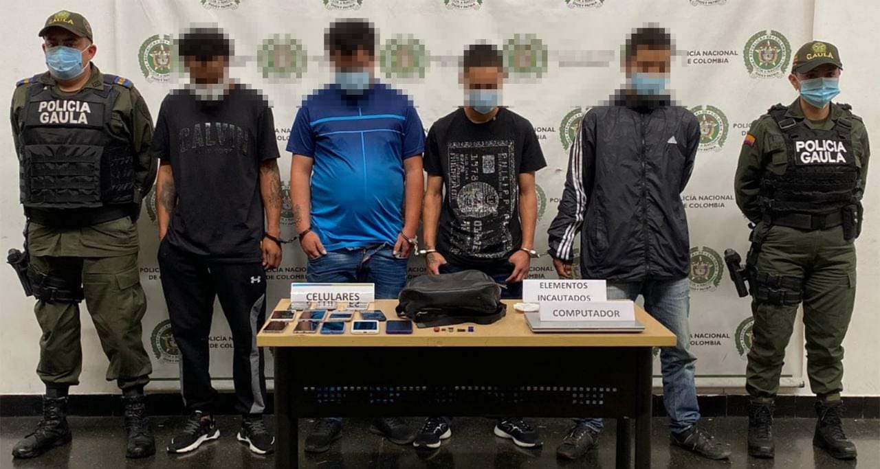 Banda criminal secuestraba a sus víctimas en el barrio El Poblado de Medellín