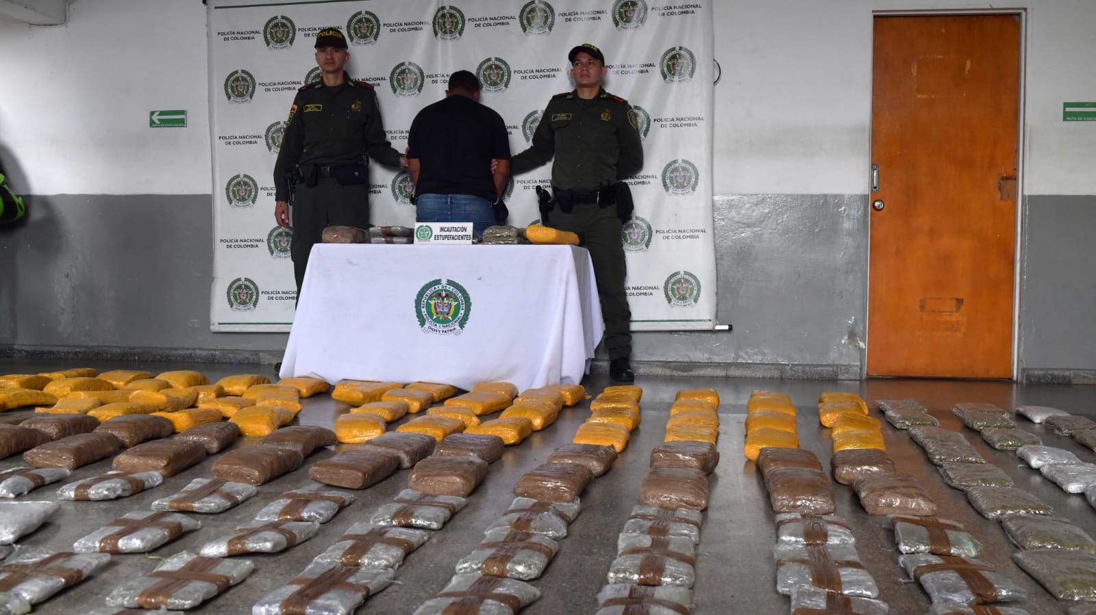 Estas sustancias iban a ser distribuidas en 80 mil dosis en la ciudad.