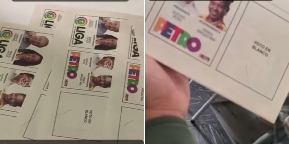 Denuncian que en Medellín entregaron tarjetones con el voto en blanco ya marcado