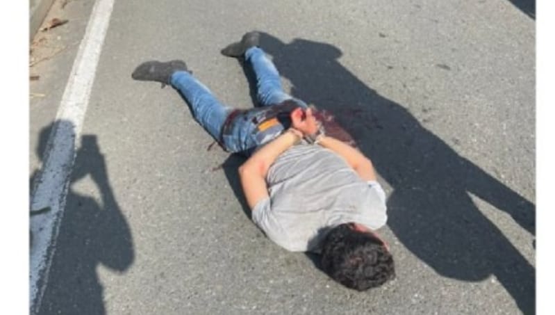 Imagen de fletero capturado en Medellín