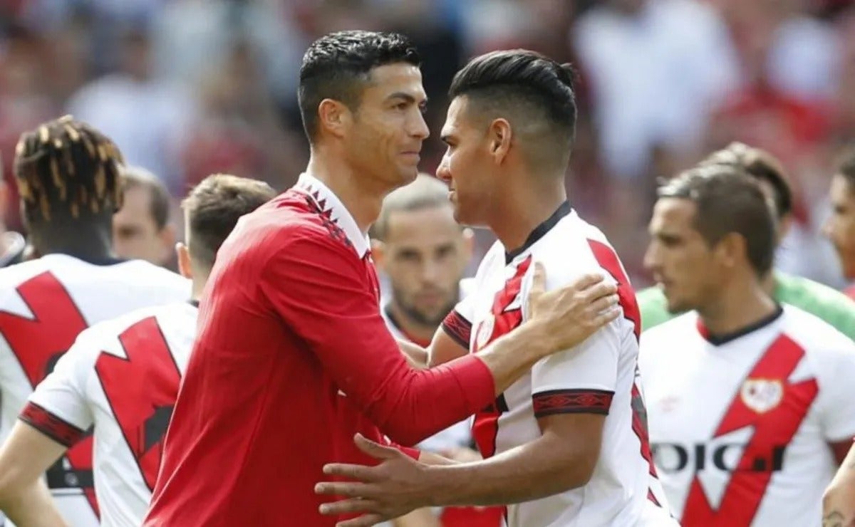 Falcao y Cristiano, titulares en empate de Rayo Vallecano con Manchester United