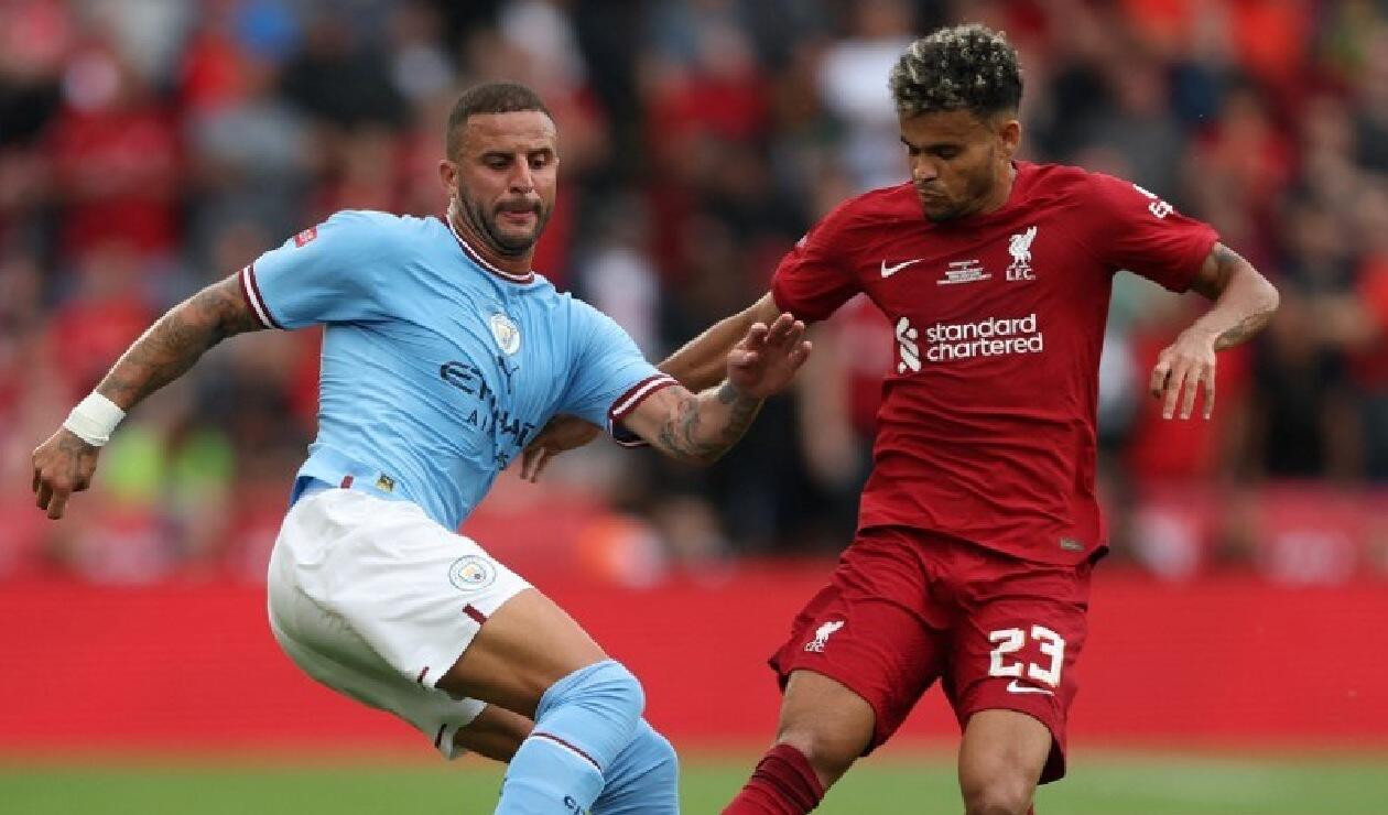 Otro título para Luis Díaz: Liverpool derrotó al City en la final de la Community Shield