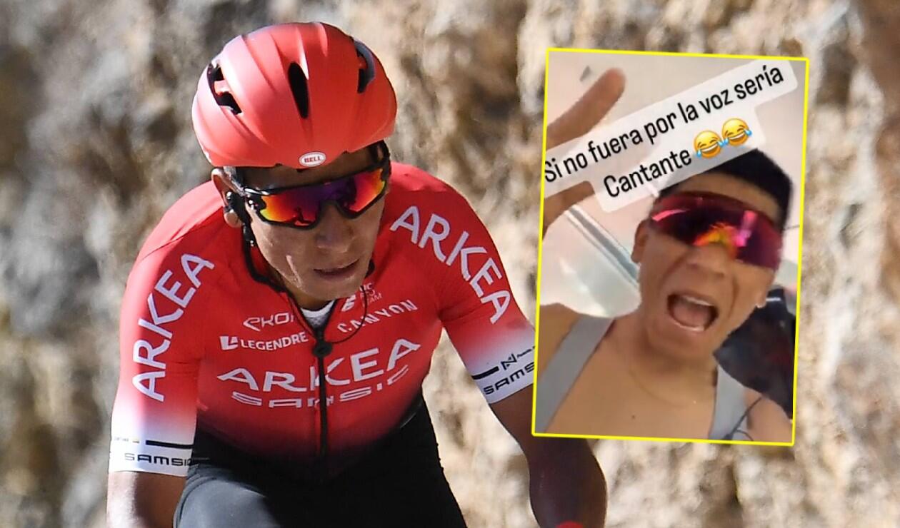 "Tiene más ritmo una nevera": se burlan de Nairo en su versión cantante