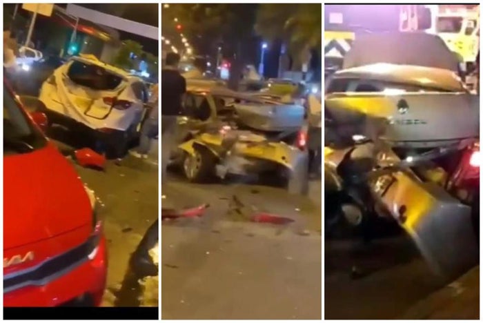 Accidente de transito en Medellín