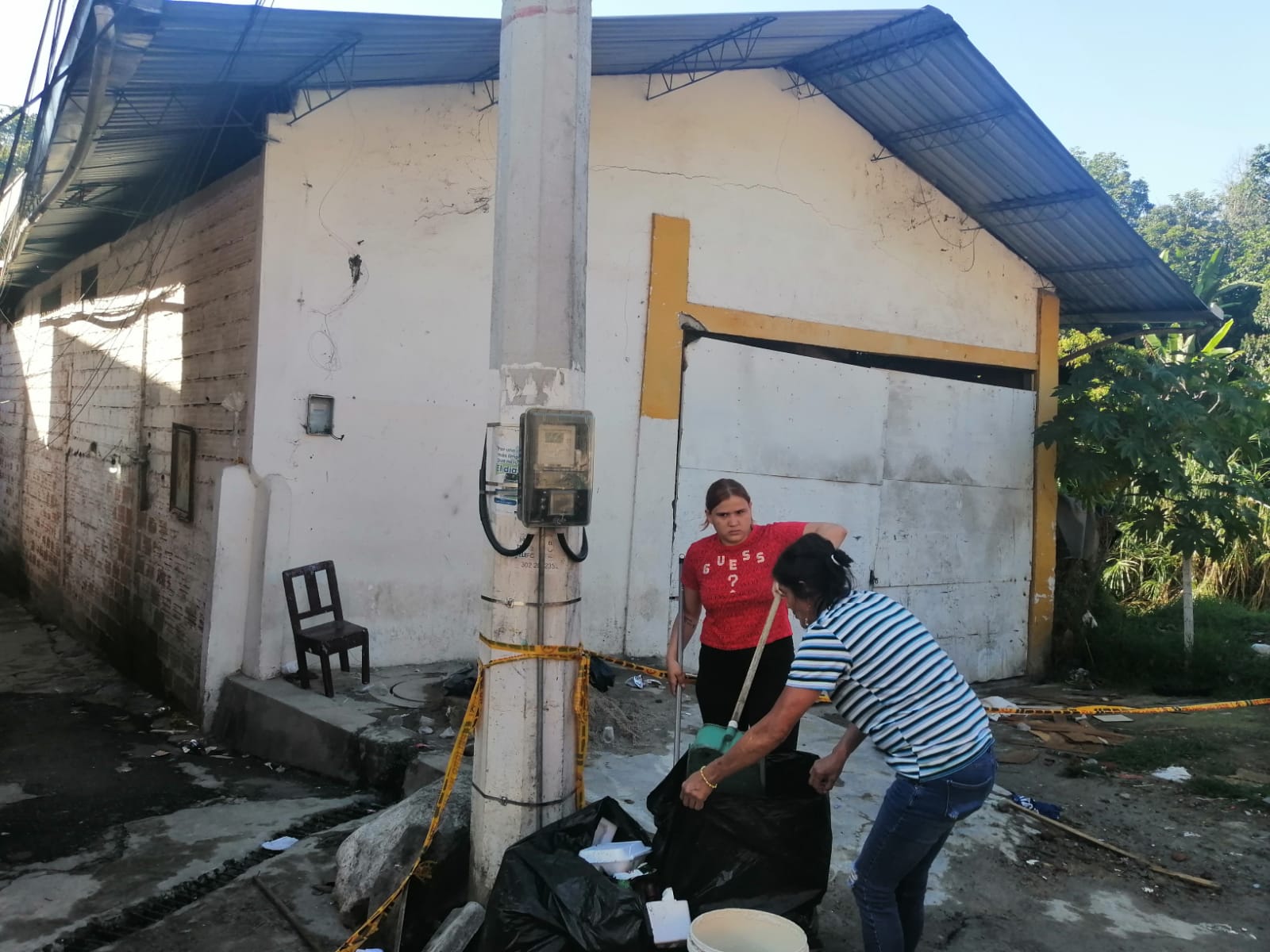 La comunidad solicitó una demolición controlada del inmueble.