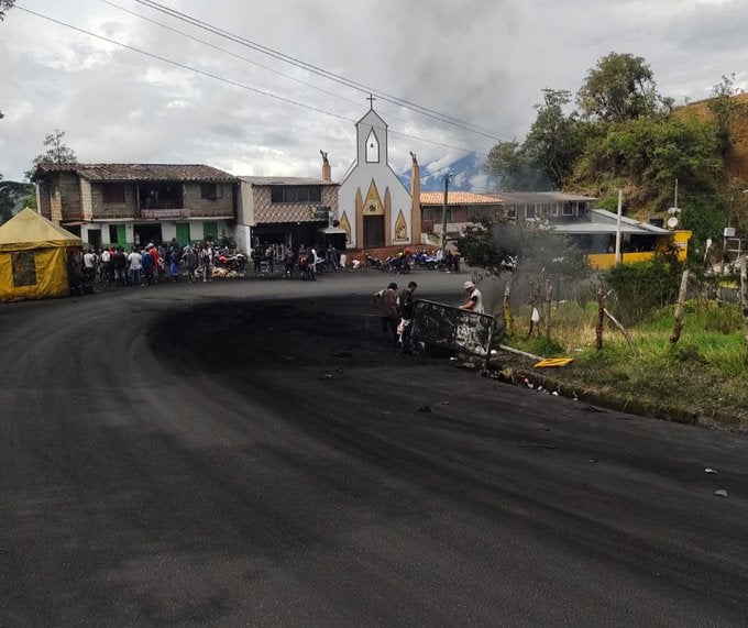 Protestas en Buriticá