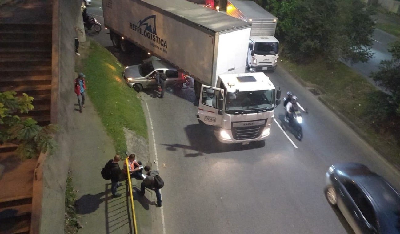 Accidente en la avenida Regional