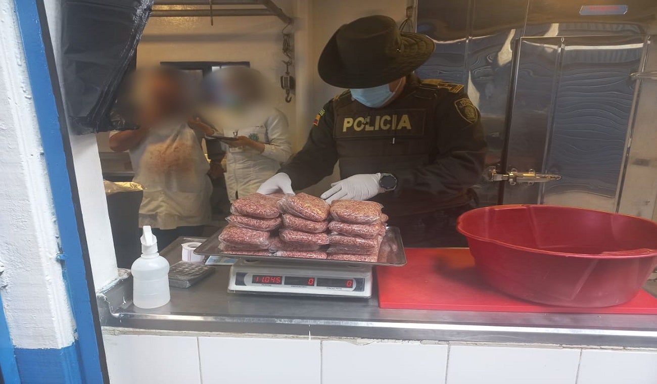 Incautación de carne en El Santuario, Antioquia