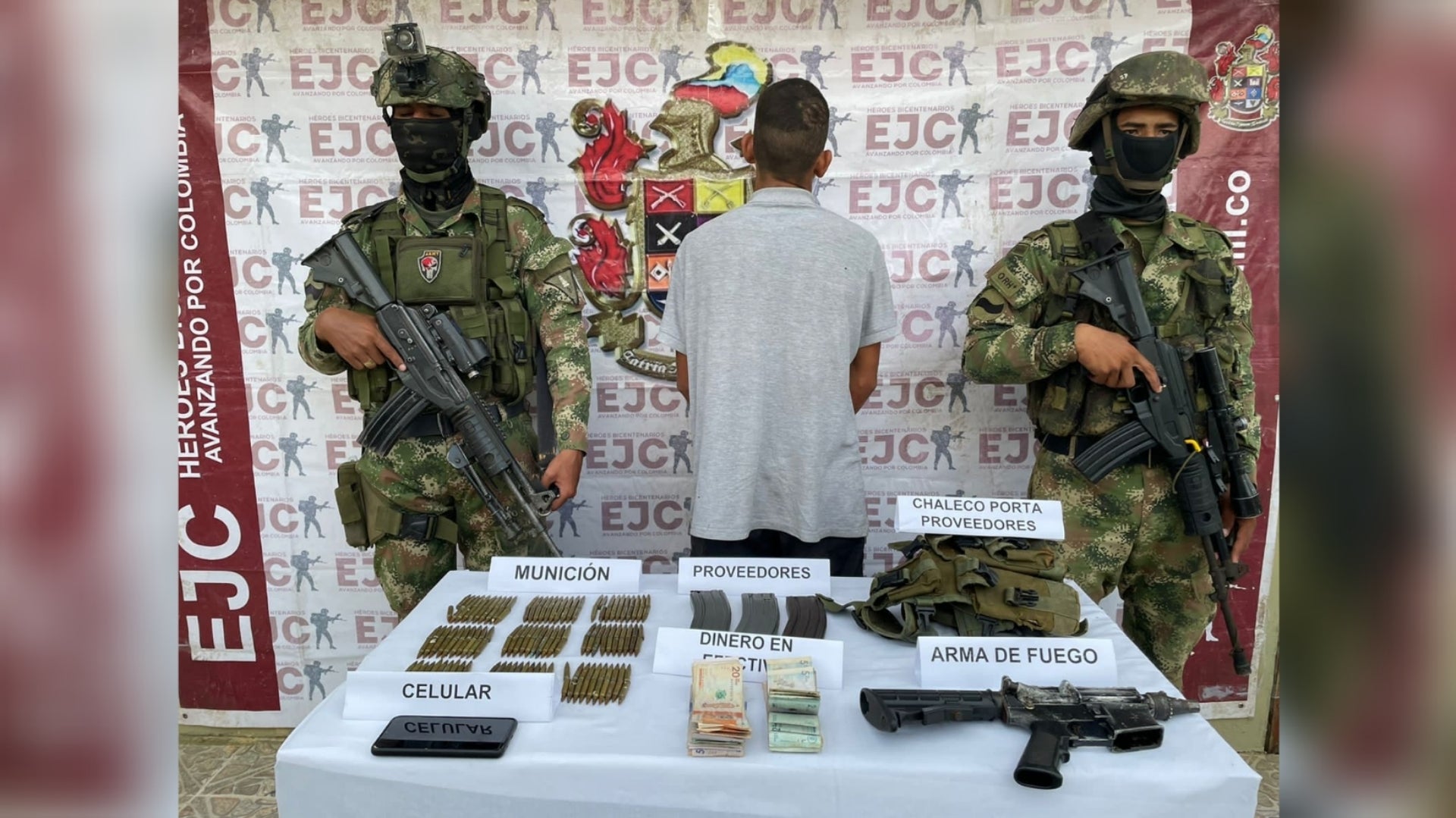 Las víctimas estaban bajo el poder de alias “Cañón”, quien fue capturado.