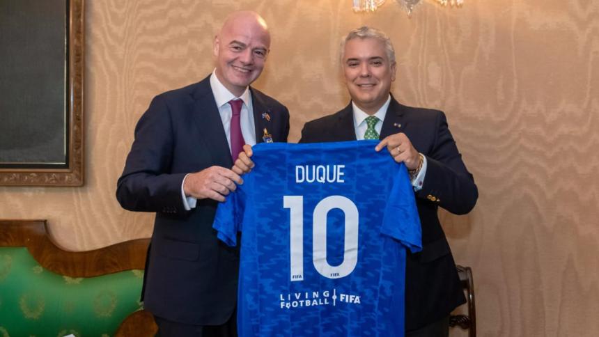 Iván Duque trabajará con la FIFA