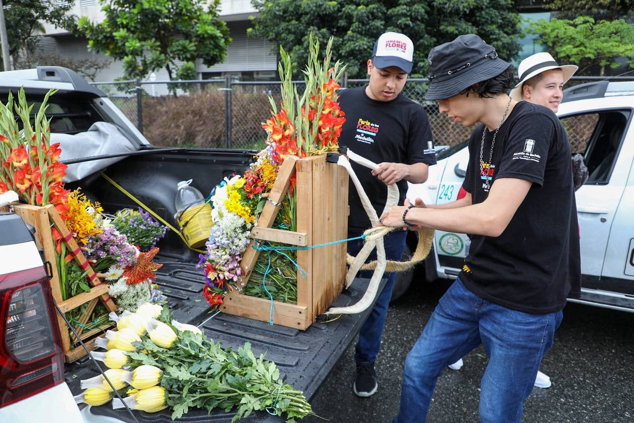 [Fotos] Así se prepara la 65.ª edición del Desfile de Silleteros 2022