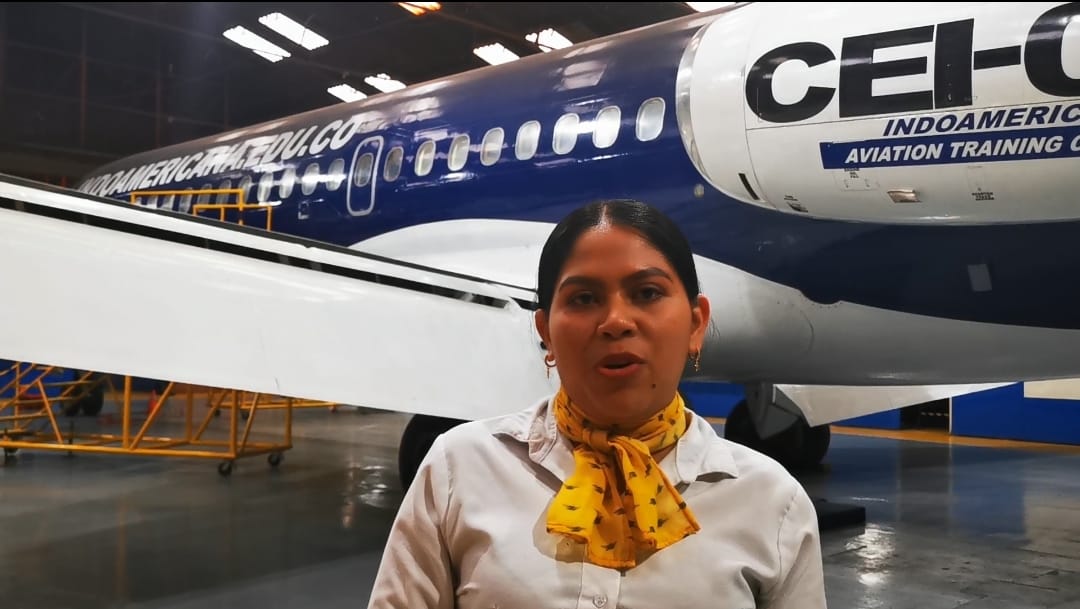 Esta mujer hace parte de los 20 jóvenes becados que se graduaron en la Universidad EAFIT.