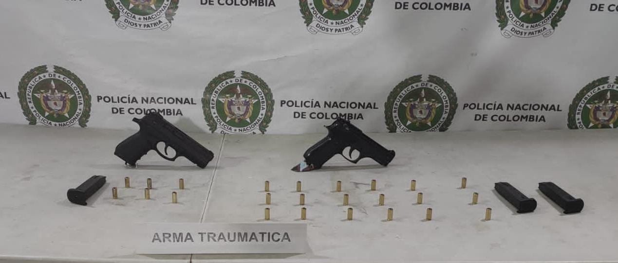Decomiso de armas traumáticas