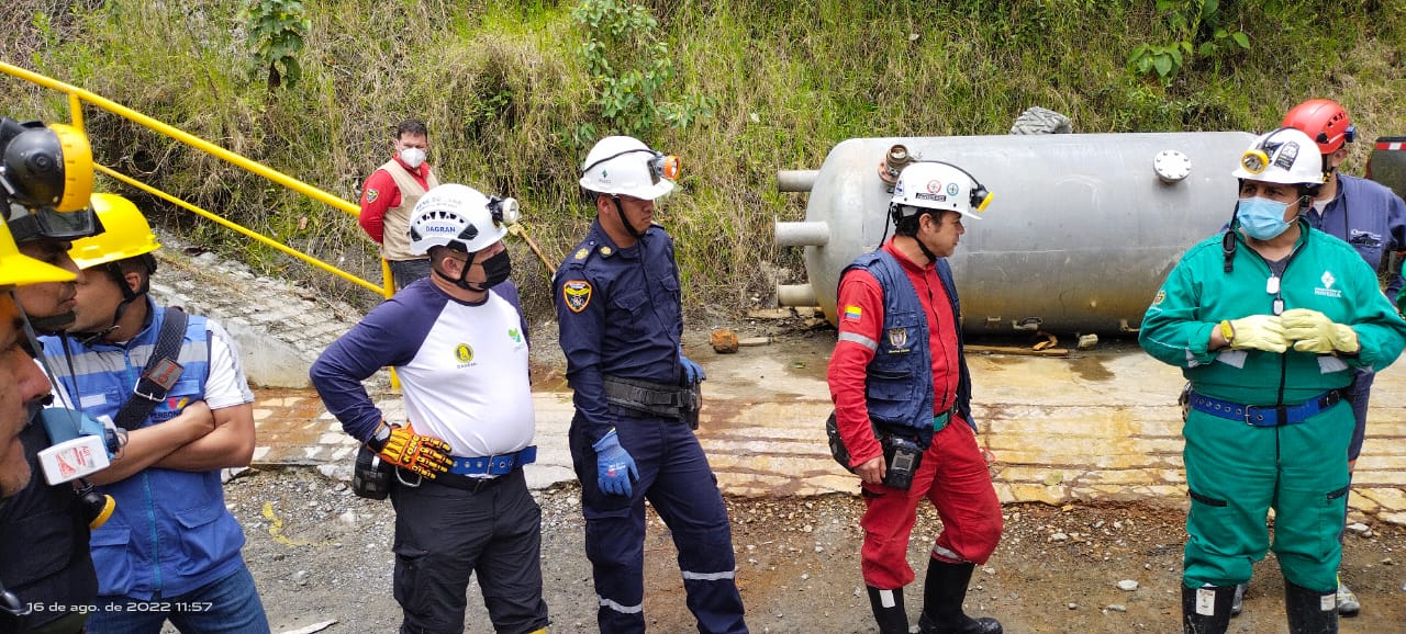 Rechazaron el ingreso de Salvamento Minero al interior de una mina en Buriticá