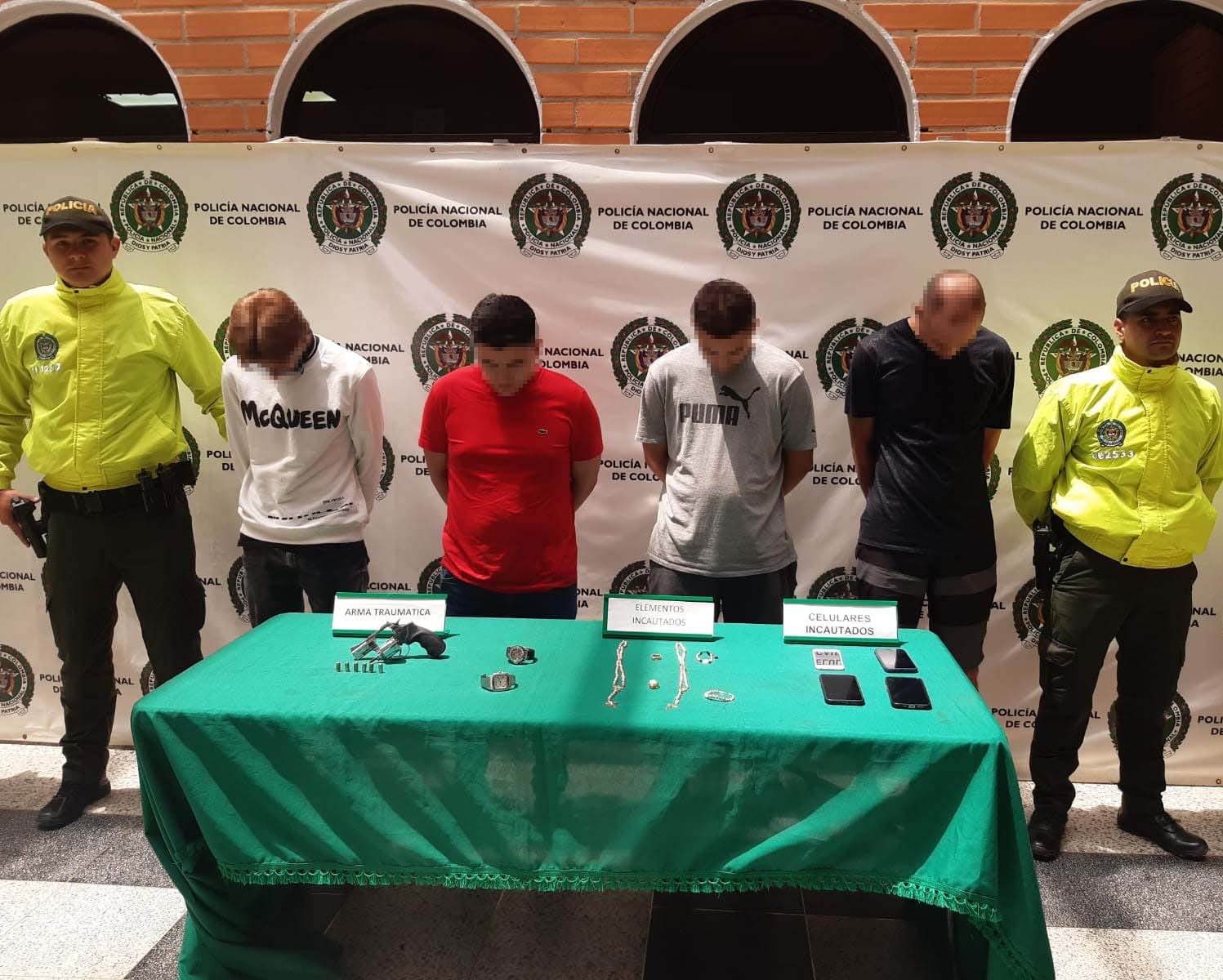 Algunos de estos artículos estaban valorados en 350 millones de pesos.