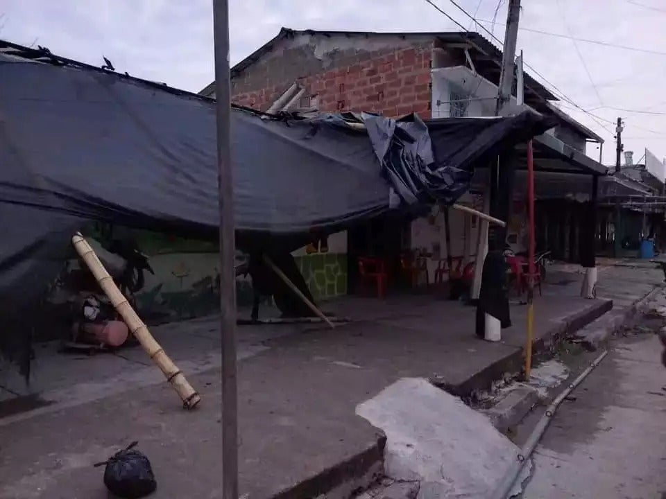 Más de 150 familias resultaron damnificadas en esta emergencia.