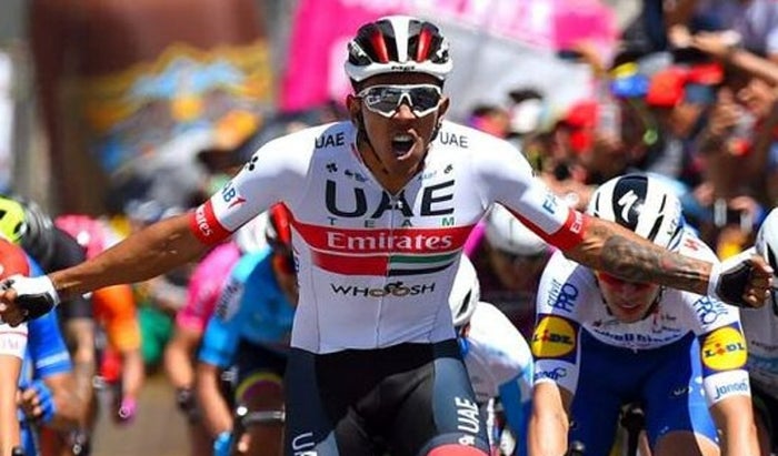 Juan Sebastian Molano, Campeon etapa 21 Vuelta a España.jpg