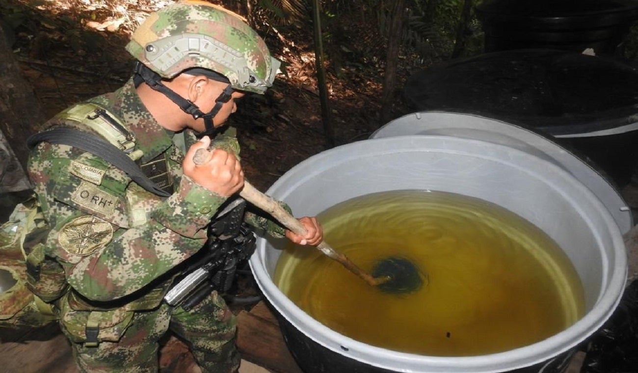 Incautan más de dos toneladas de cocaína en laboratorio que pertenecía al Clan del Golfo en Sonsón
