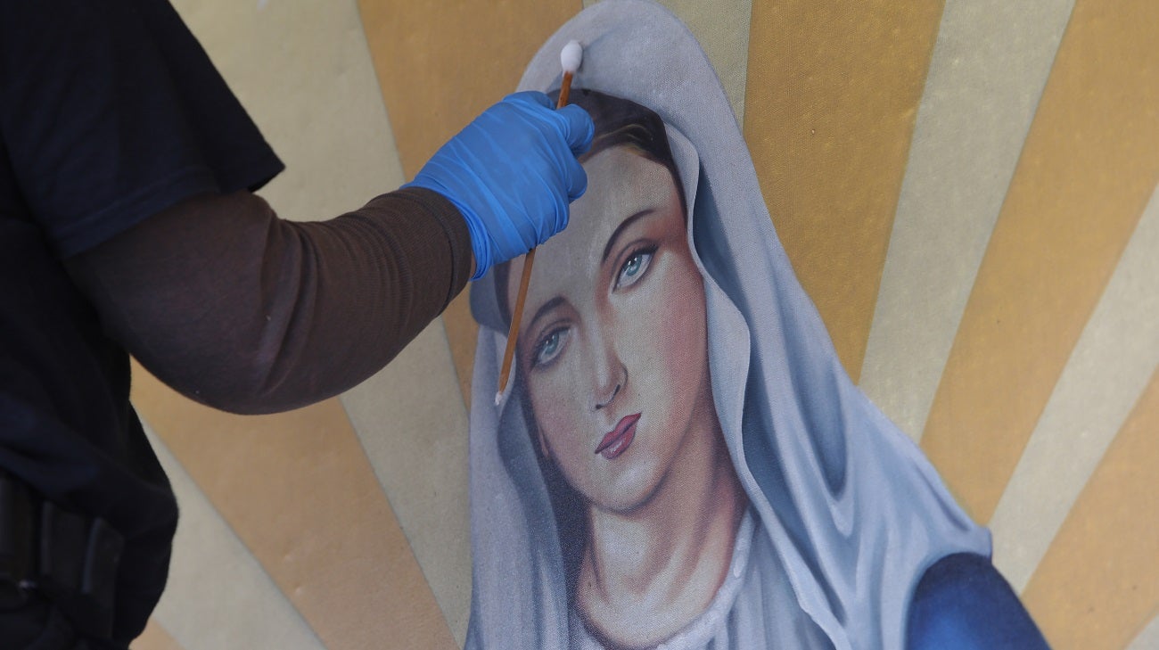 Avanza la restauración de diez obras de arte ubicadas en las estaciones del Metro