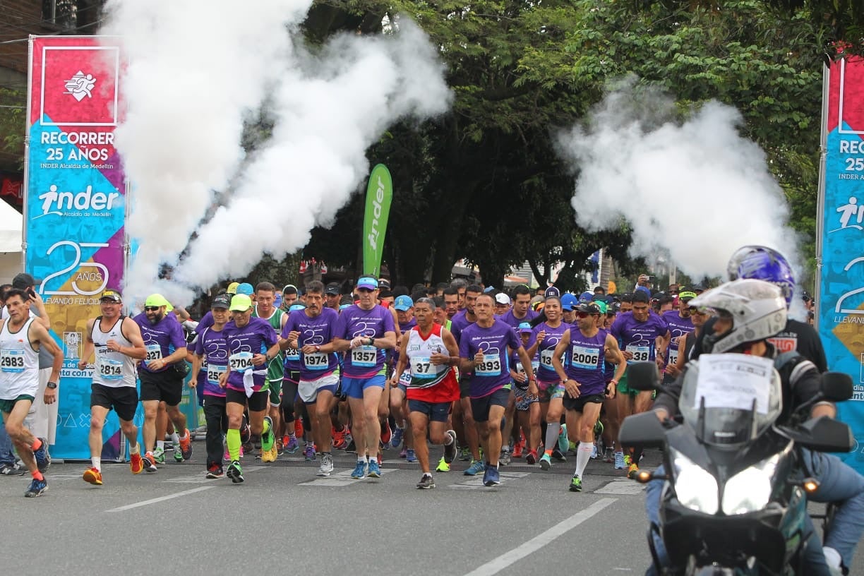 Carrera de atletismo en Medellín