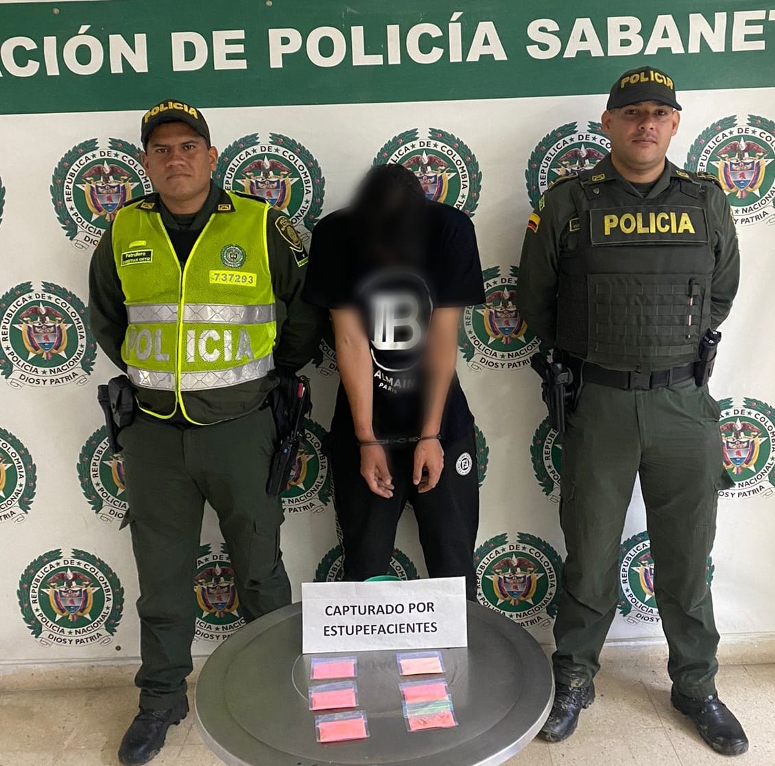 Distribuidor de cocaína rosada fue capturado en Sabaneta, Antioquia