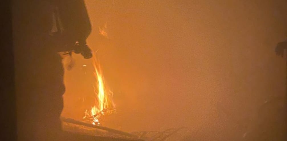 Incendio en el barrio Niquia