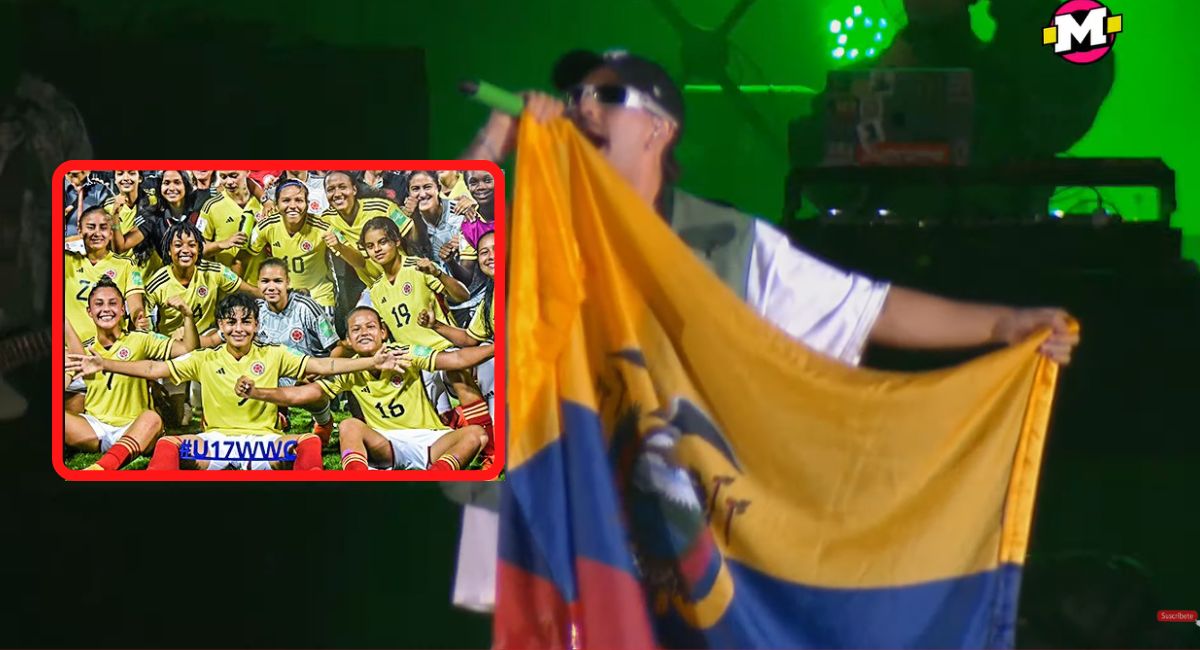 Hasta Feid celebró triunfo de Selección Femenina Sub-17 en pleno Megaland