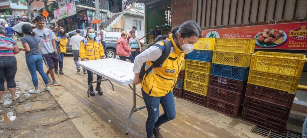 Accidentes de tránsito, escapes de gas, deslizamientos entre otros, fueron algunos de los incidentes atendidos.