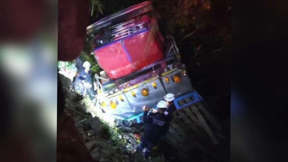 Accidente de escalera en Urrao, Antioquia