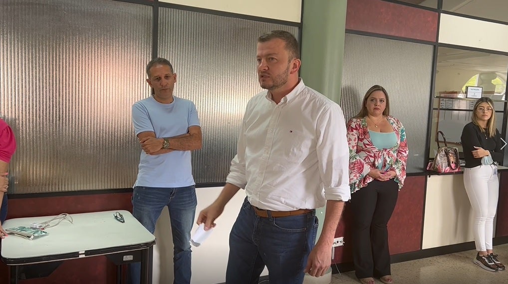 Alcalde de Sabaneta, Santiago Montoya.