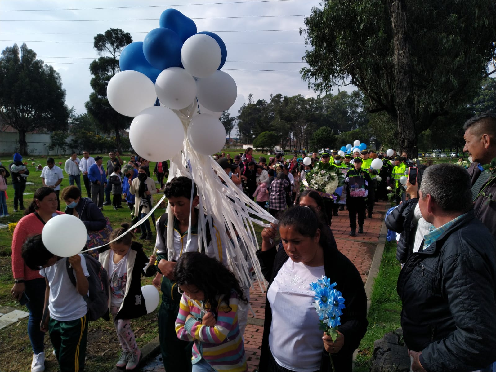 Sepelio del pequeño Gabriel Esteban