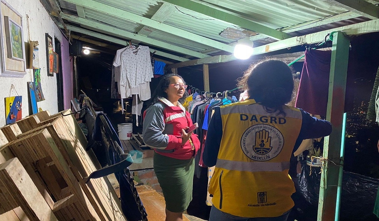 Inspecciones en Medellín por riesgo de lluvias