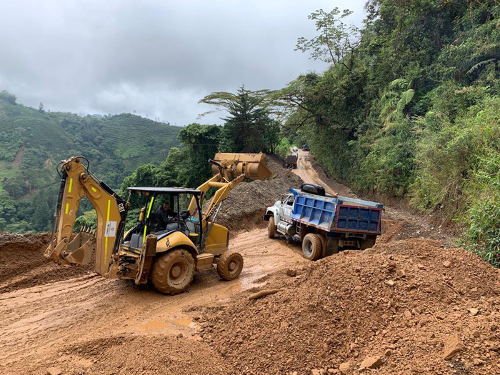 La vía entre Concodia, Betulia y Urrao también tiene afectaciones.