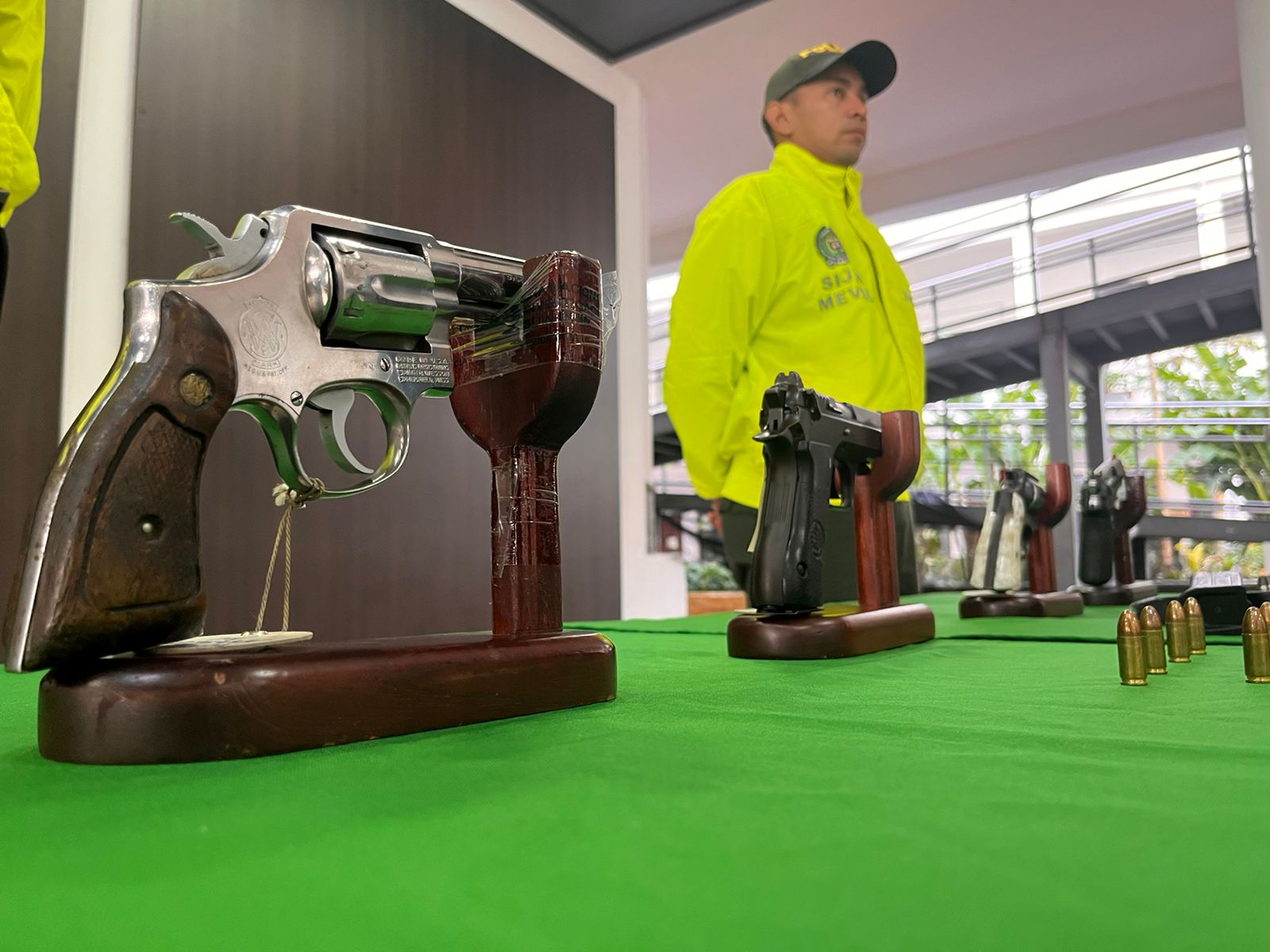 Arma de fuego utilizada por el homicidio