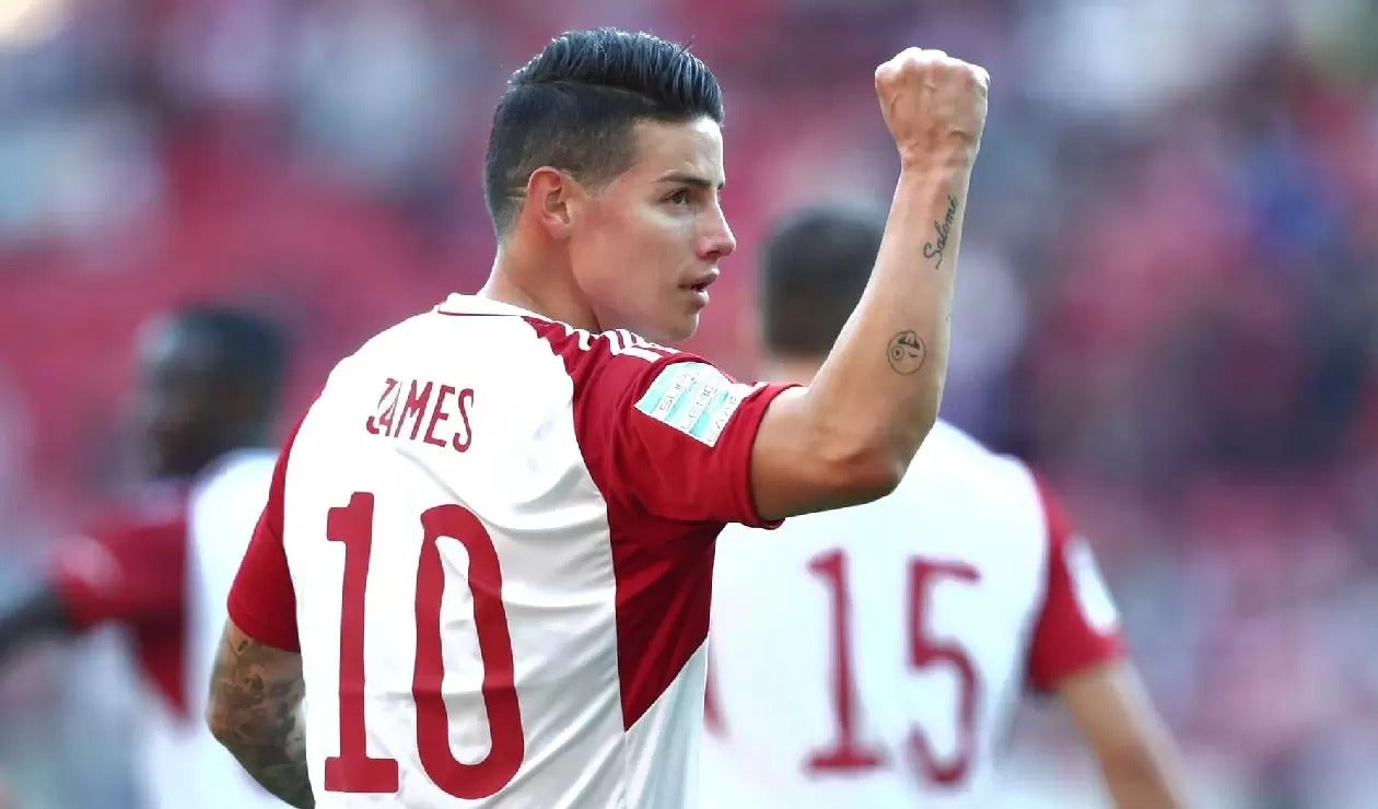 James Rodríguez, nominado a mejor jugador del mes en Grecia