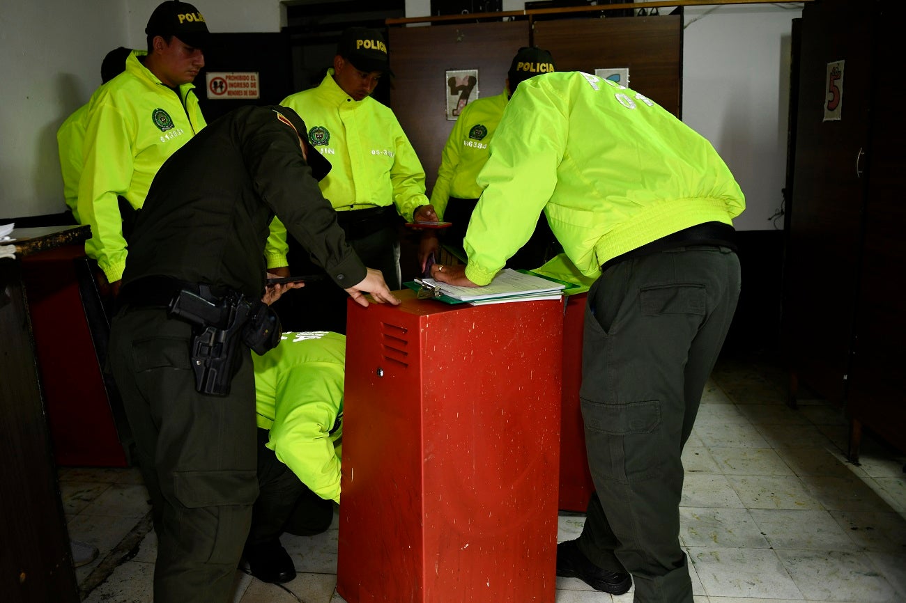 Incautación de máquinas tragamonedas en el Valle de Aburrá