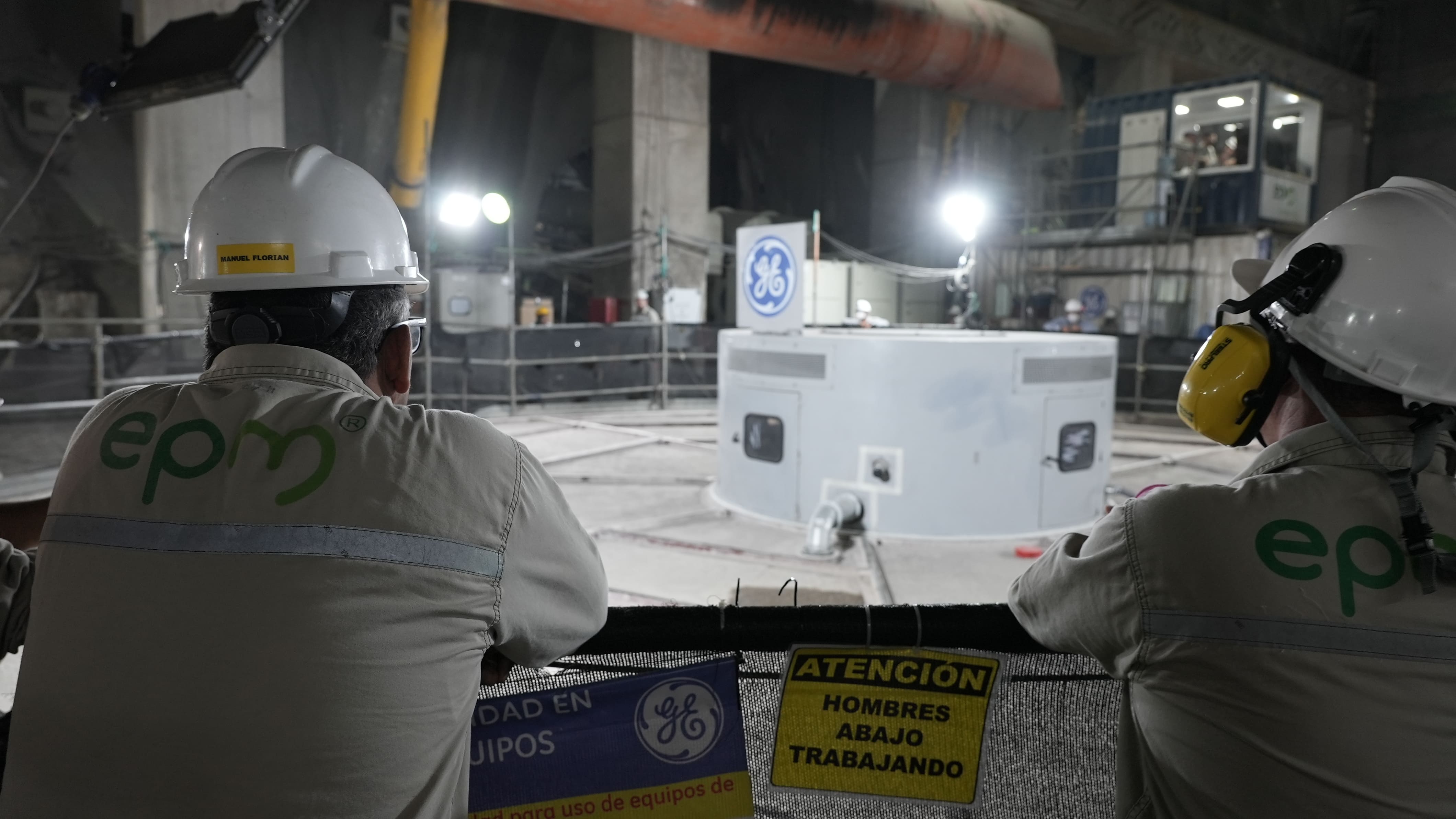 Unidad de generación de energía Hidroituango