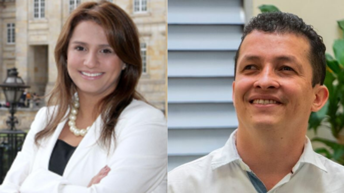 Paola Holguín y Alejandro Toro