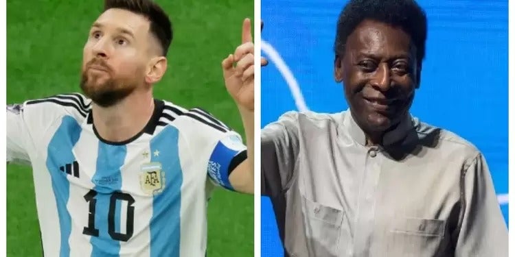 Frío mensaje de Messi para Pelé: "Descansa en paz"