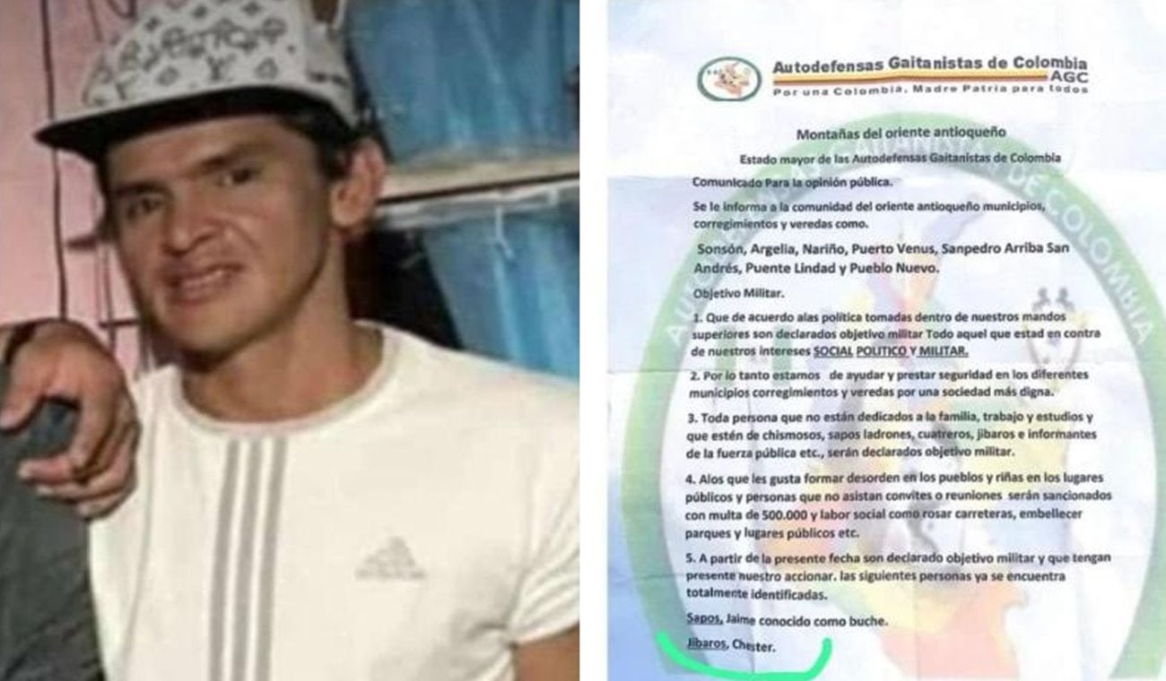 ¡Lo mataron en Antioquia! Asesinaron ibaguereño que aparecía amenazado en un panfleto