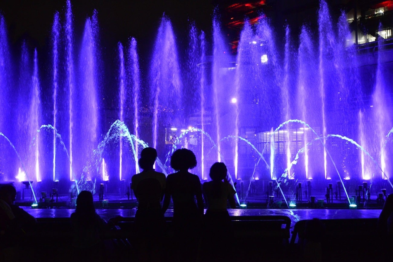 Espectáculos de las fuentes - Alumbrados Navideños en Medellín