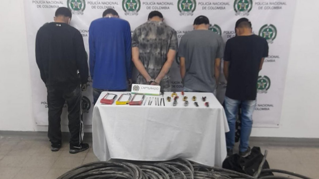 Estas personas fueron capturadas en flagrancia.