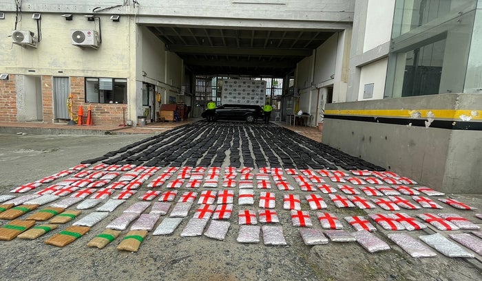 Marihuana incautada en Itagüí