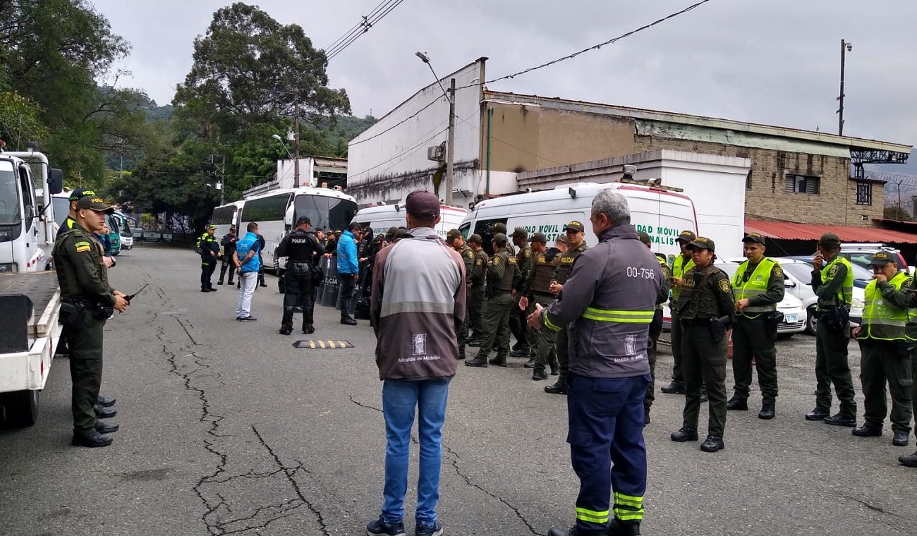 Operativos de seguridad en Medellín