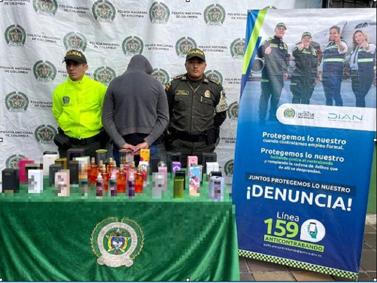 La mercancía estaba valorada en 125 millones de pesos.