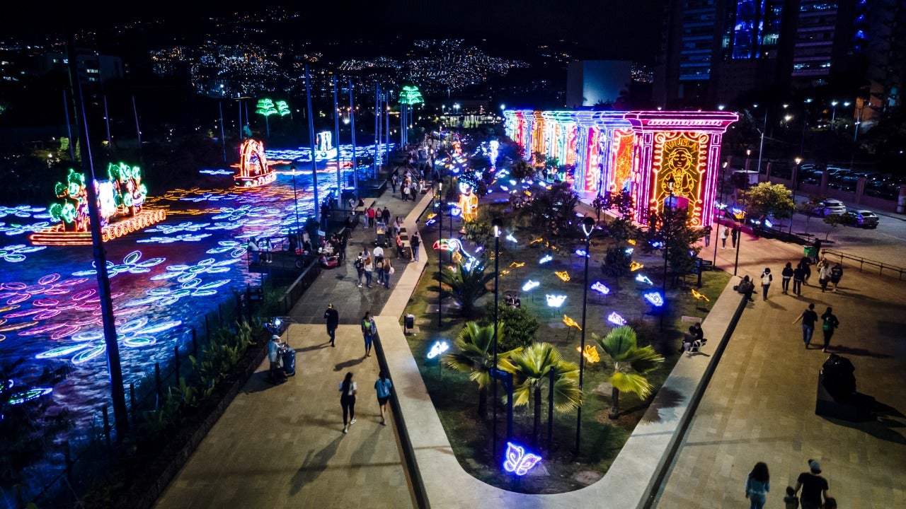 Último fin de semana: Este domingo 15 de enero se apagan los Alumbrados Navideños de Medellín